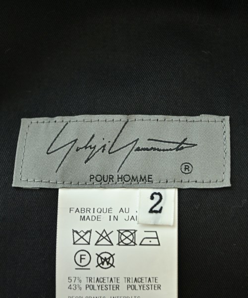 yohji yamamoto POUR HOMME（ヨウジヤマモトプールオム）その他 黒 サイズ:2(S位) メンズ/2200717147021