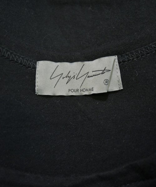 yohji yamamoto POUR HOMME（ヨウジヤマモトプールオム）Tシャツ・カットソー 黒 サイズ:3(M位) メンズ/2200717147045