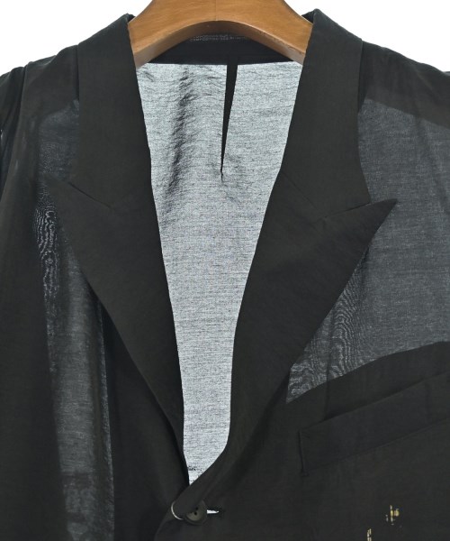 yohji yamamoto POUR HOMME（ヨウジヤマモトプールオム）カジュアルシャツ 黒 サイズ:4(L位) メンズ/2200717482023