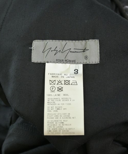yohji yamamoto POUR HOMME（ヨウジヤマモトプールオム）その他 黒 サイズ:3(M位) メンズ/2200717482030