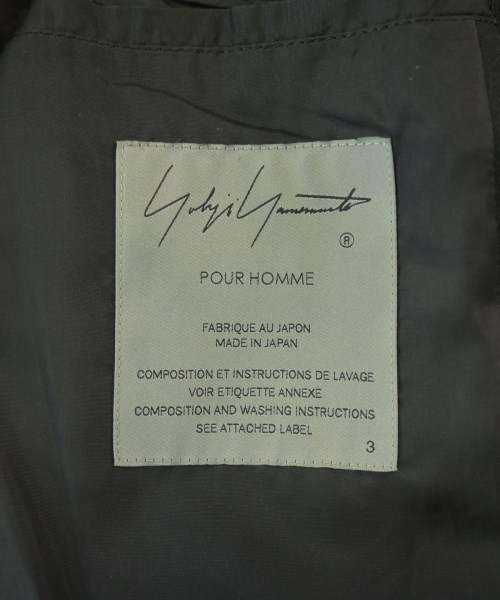 yohji yamamoto POUR HOMME（ヨウジヤマモトプールオム）カジュアルジャケット 黒 サイズ:3(M位) メンズ/2200718015015