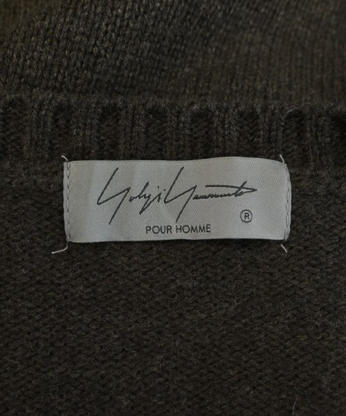 yohji yamamoto POUR HOMME（ヨウジヤマモトプールオム）ニット・セーター 茶 サイズ:3(M位) メンズ/2200718646028