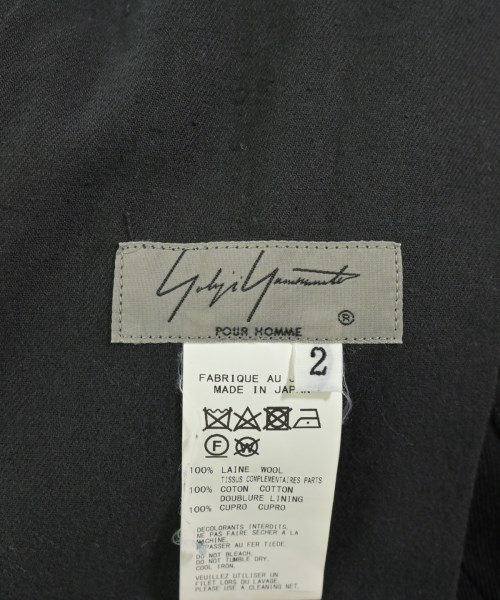 yohji yamamoto POUR HOMME（ヨウジヤマモトプールオム）その他 黒 サイズ:2(S位) メンズ/2200718782016
