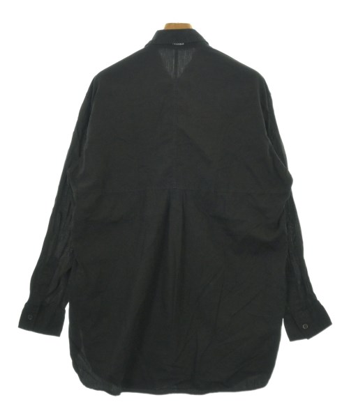 yohji yamamoto POUR HOMME（ヨウジヤマモトプールオム）カジュアルシャツ 黒 サイズ:3(M位) メンズ/2200719076039