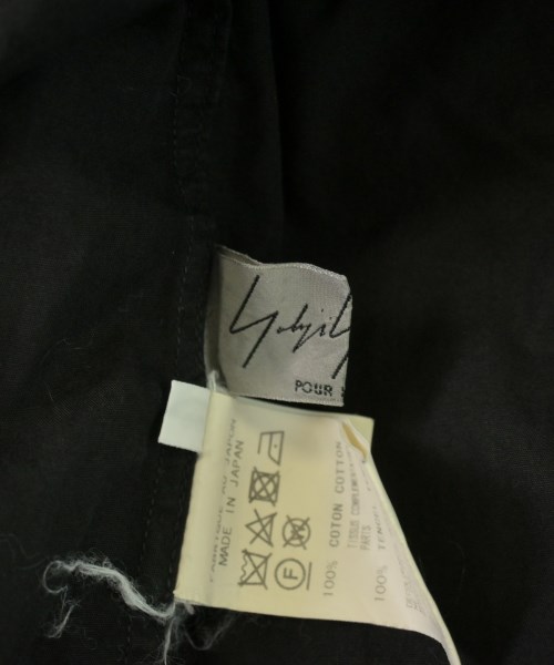 yohji yamamoto POUR HOMME（ヨウジヤマモトプールオム）カジュアルシャツ 黒 サイズ:3(M位) メンズ/2200719076039