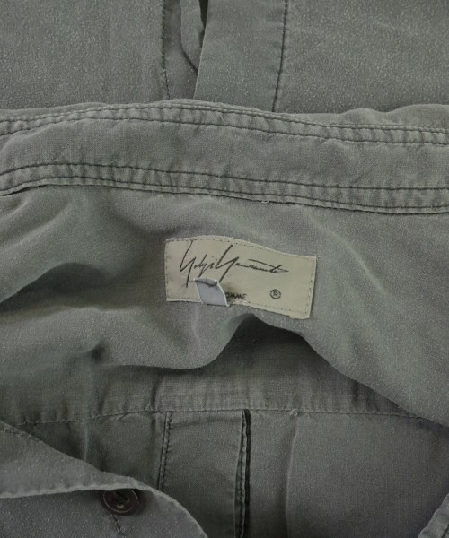 yohji yamamoto POUR HOMME（ヨウジヤマモトプールオム）カジュアルシャツ グレー サイズ:4(L位) メンズ/2200719076060