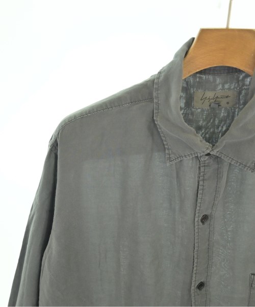 yohji yamamoto POUR HOMME（ヨウジヤマモトプールオム）カジュアルシャツ グレー サイズ:4(L位) メンズ/2200719076060