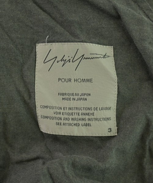 yohji yamamoto POUR HOMME（ヨウジヤマモトプールオム）カジュアルシャツ グレー サイズ:3(M位) メンズ/2200719076084