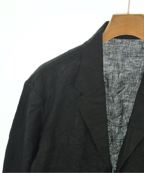 yohji yamamoto POUR HOMME（ヨウジヤマモトプールオム）カジュアルジャケット 黒 サイズ:4(L位) メンズ/2200719076121