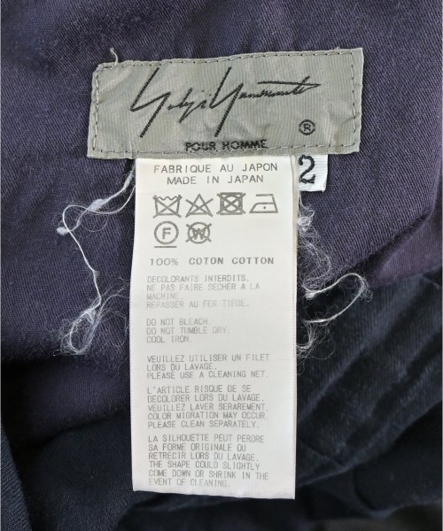 yohji yamamoto POUR HOMME（ヨウジヤマモトプールオム）その他 紺 サイズ:2(S位) メンズ/2200719076152