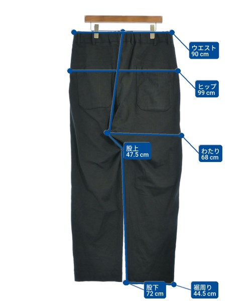 yohji yamamoto POUR HOMME（ヨウジヤマモトプールオム）スウェットパンツ 黒 サイズ:4(L位) メンズ/2200719128066