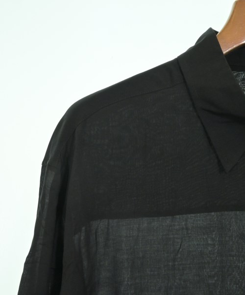 yohji yamamoto POUR HOMME（ヨウジヤマモトプールオム）カジュアルシャツ 黒 サイズ:2(S位) メンズ/2200645262018