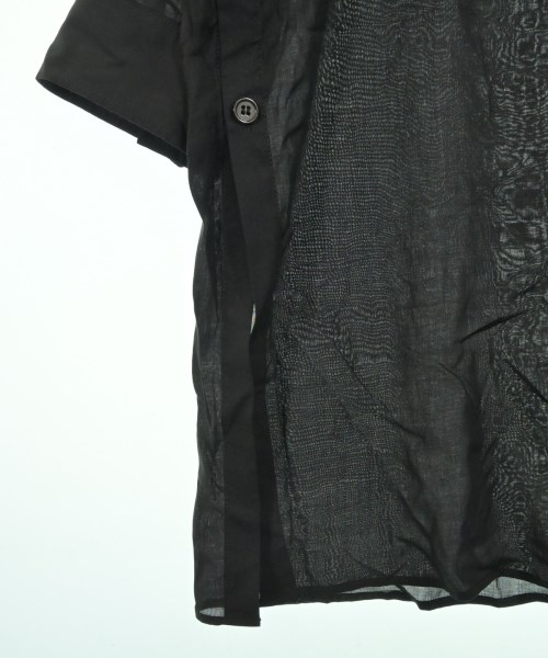 yohji yamamoto POUR HOMME（ヨウジヤマモトプールオム）カジュアルシャツ 黒 サイズ:2(S位) メンズ/2200645262018