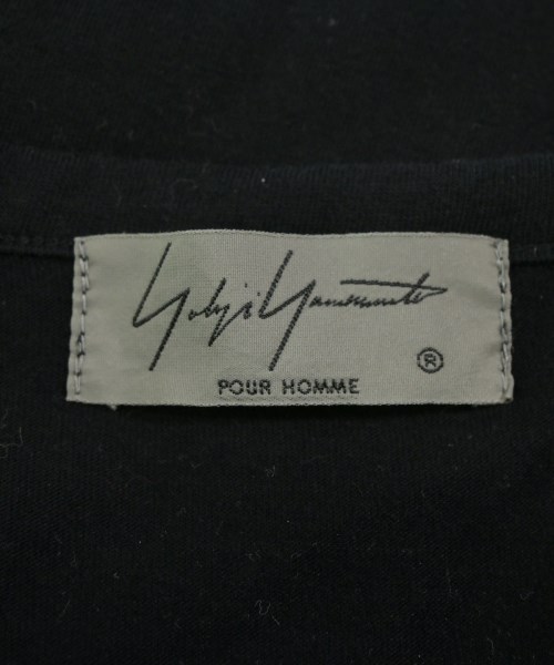 yohji yamamoto POUR HOMME（ヨウジヤマモトプールオム）Tシャツ・カットソー 黒 サイズ:3(M位) メンズ/2200645694031