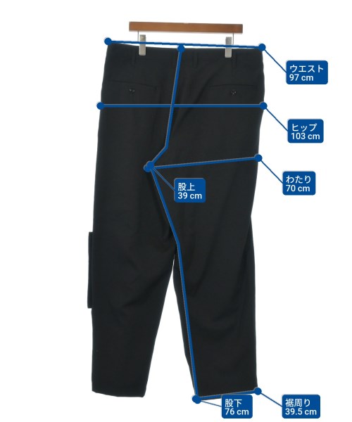 yohji yamamoto POUR HOMME（ヨウジヤマモトプールオム）その他 黒 サイズ:6(XXL位) メンズ/2200629863040