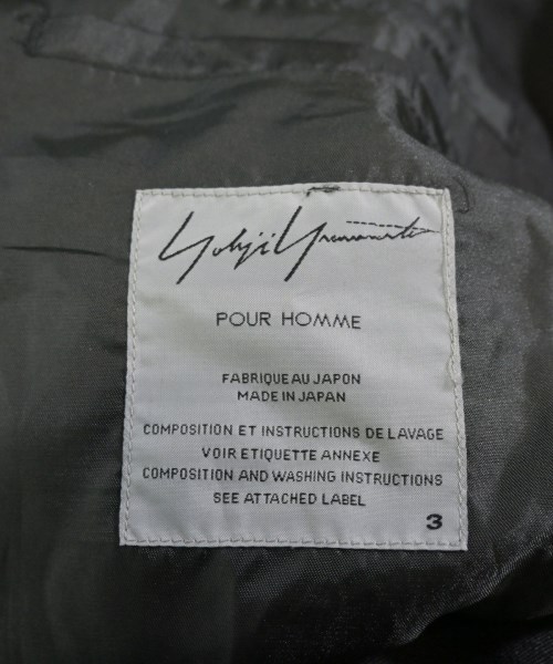 yohji yamamoto POUR HOMME（ヨウジヤマモトプールオム）その他 黒 サイズ:3(M位) メンズ/2200646099019