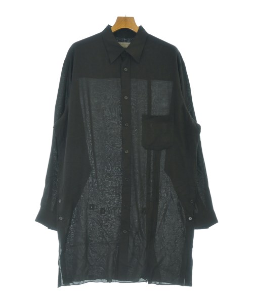 yohji yamamoto POUR HOMME(ヨウジヤマモトプールオム)カジュアルシャツ 黒 サイズ:3(M位)/2200646400044
