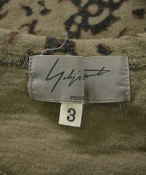yohji yamamoto POUR HOMME（ヨウジヤマモトプールオム）Tシャツ・カットソー カーキ サイズ:3(M位) メンズ/2200646680026