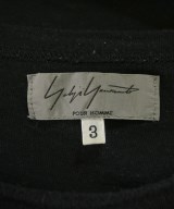 yohji yamamoto POUR HOMME（ヨウジヤマモトプールオム）Tシャツ・カットソー 黒 サイズ:3(M位) メンズ/2200646715032