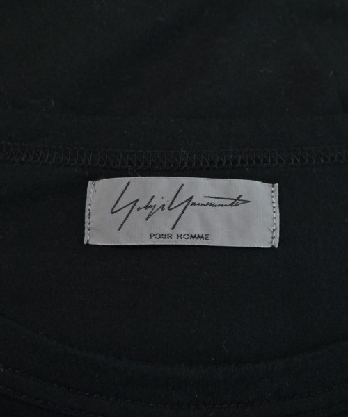 yohji yamamoto POUR HOMME（ヨウジヤマモトプールオム）Tシャツ・カットソー 黒 サイズ:3(M位) メンズ/2200646715063