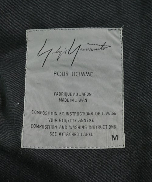 yohji yamamoto POUR HOMME（ヨウジヤマモトプールオム）その他 黒 サイズ:M メンズ/2200647212028