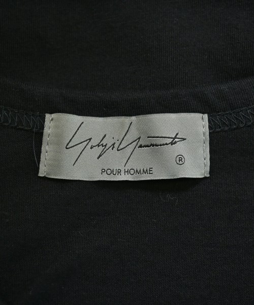 yohji yamamoto POUR HOMME（ヨウジヤマモトプールオム）Tシャツ・カットソー 黒 サイズ:3(M位) メンズ/2200647263020
