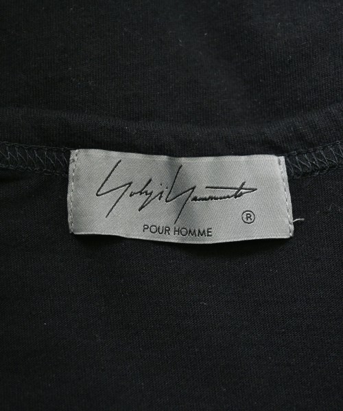 yohji yamamoto POUR HOMME（ヨウジヤマモトプールオム）Tシャツ・カットソー 黒 サイズ:3(M位) メンズ/2200647263037