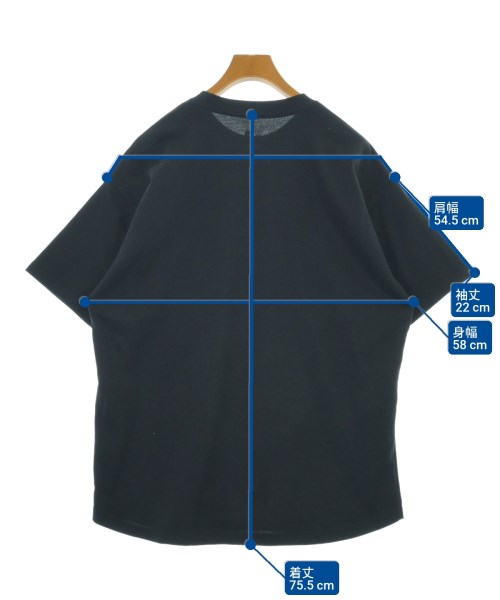 yohji yamamoto POUR HOMME（ヨウジヤマモトプールオム）Tシャツ・カットソー 黒 サイズ:4(L位) メンズ/2200647263044