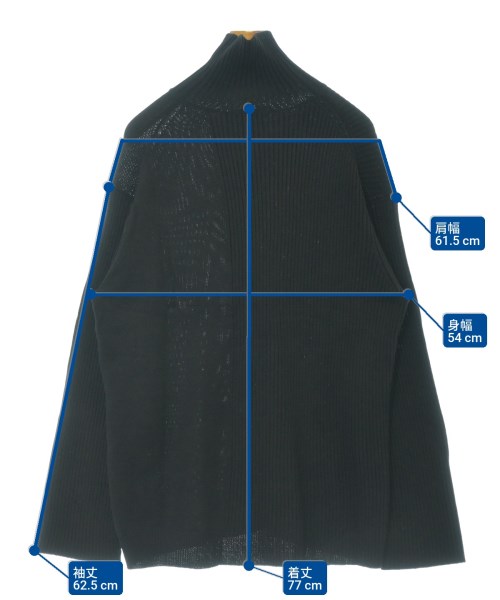 yohji yamamoto POUR HOMME（ヨウジヤマモトプールオム）ニット・セーター 黒 サイズ:3(M位) メンズ/2200636189218