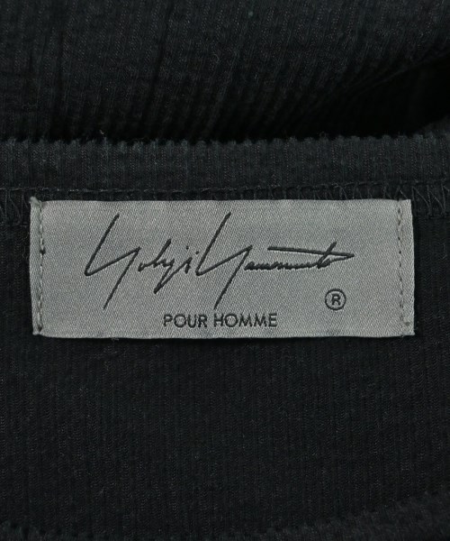 yohji yamamoto POUR HOMME（ヨウジヤマモトプールオム）Tシャツ・カットソー 黒 サイズ:3(M位) メンズ/2200648108030