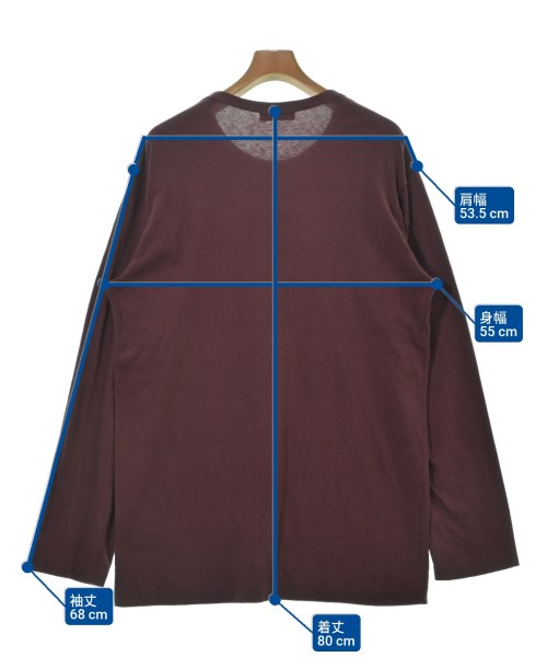 yohji yamamoto POUR HOMME（ヨウジヤマモトプールオム）Tシャツ・カットソー 赤 サイズ:3(M位) メンズ/2200648108047