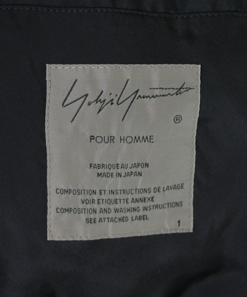 yohji yamamoto POUR HOMME（ヨウジヤマモトプールオム）その他 黒 サイズ:1(XS位) メンズ/2200648368014