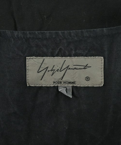yohji yamamoto POUR HOMME（ヨウジヤマモトプールオム）カジュアルシャツ 黒 サイズ:3(M位) メンズ/2200648861010