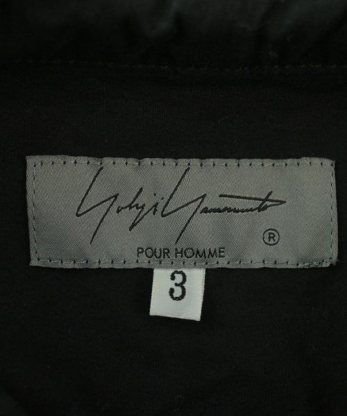 yohji yamamoto POUR HOMME（ヨウジヤマモトプールオム）その他 黒 サイズ:3(M位) メンズ/2200648961017