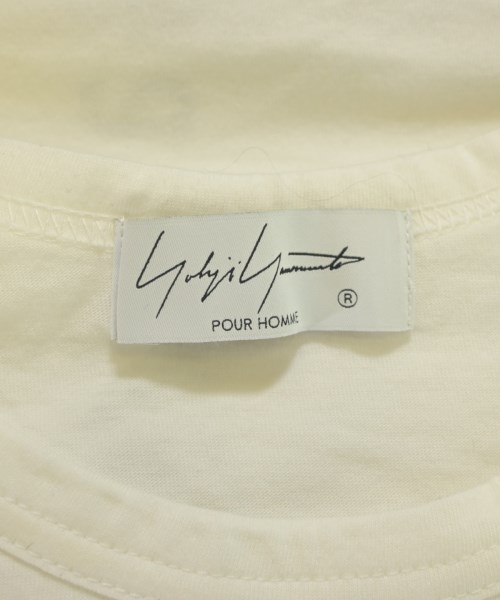 yohji yamamoto POUR HOMME（ヨウジヤマモトプールオム）Tシャツ・カットソー 白 サイズ:3(M位) メンズ/2200649272020