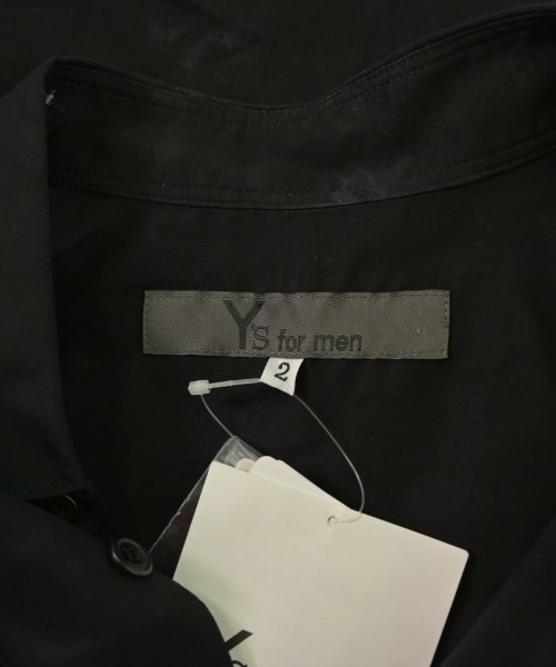 Y's for men（ワイズフォーメン）カジュアルシャツ 黒 サイズ:2(S位) メンズ/2200649494019