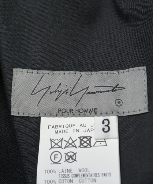 yohji yamamoto POUR HOMME（ヨウジヤマモトプールオム）ショートパンツ 黒 サイズ:3(M位) メンズ/2200650806047