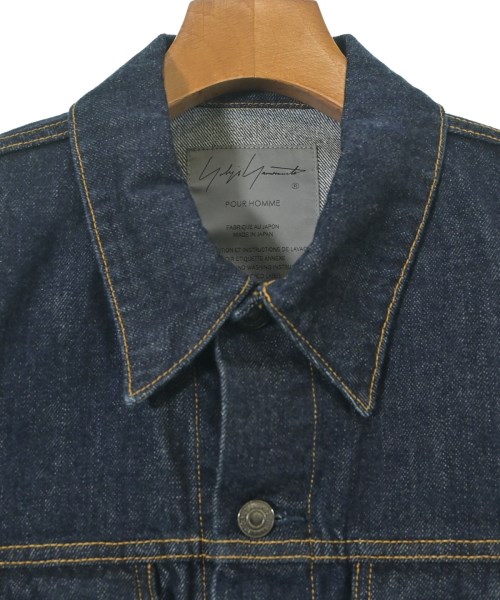 yohji yamamoto POUR HOMME（ヨウジヤマモトプールオム）デニムジャケット 紺 サイズ:3(M位) メンズ/2200650426016
