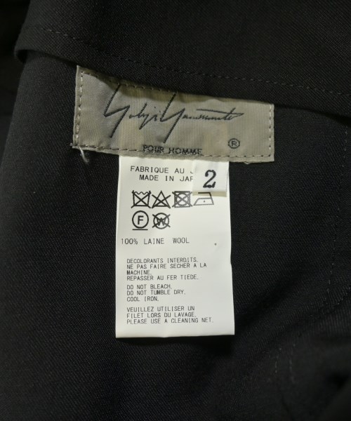 yohji yamamoto POUR HOMME（ヨウジヤマモトプールオム）その他 黒 サイズ:2(S位) メンズ/2200650948013