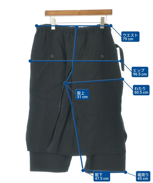 yohji yamamoto POUR HOMME（ヨウジヤマモトプールオム）その他 黒 サイズ:2(S位) メンズ/2200650948013