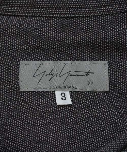 yohji yamamoto POUR HOMME（ヨウジヤマモトプールオム）カジュアルシャツ グレー サイズ:3(M位) メンズ/2200651589048