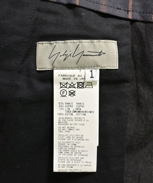 Yohji Yamamoto（ヨウジヤマモト）その他 黒 サイズ:1(XS位) レディース/2200651723176