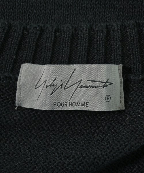 yohji yamamoto POUR HOMME（ヨウジヤマモトプールオム）ニット・セーター 黒 サイズ:3(M位) メンズ/2200652034011