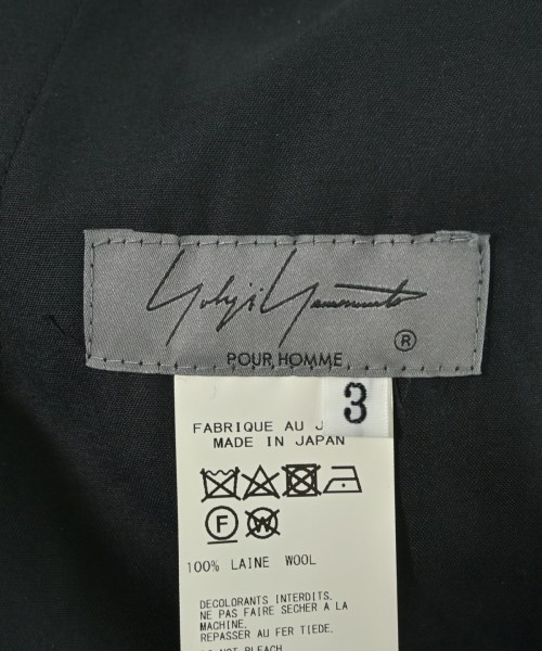 yohji yamamoto POUR HOMME（ヨウジヤマモトプールオム）その他 黒 サイズ:3(M位) メンズ/2200653497051