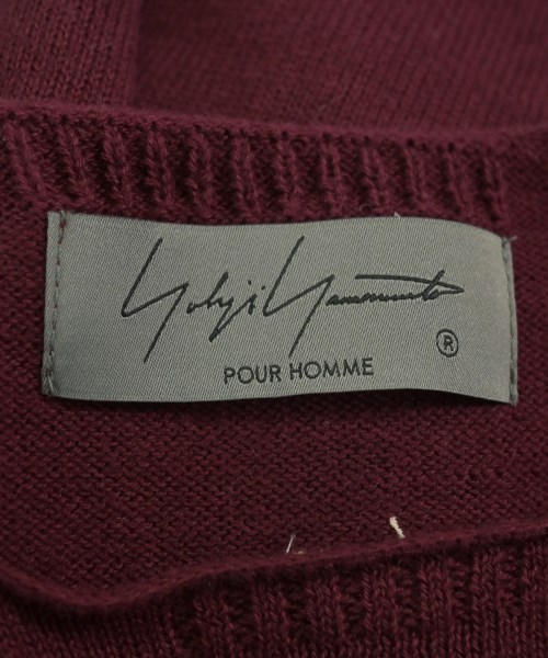 yohji yamamoto POUR HOMME（ヨウジヤマモトプールオム）ニット・セーター 赤 サイズ:3(M位) メンズ/2200653776019