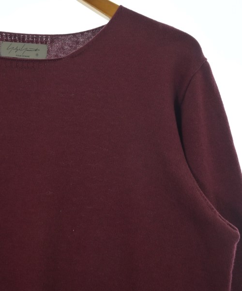 yohji yamamoto POUR HOMME（ヨウジヤマモトプールオム）ニット・セーター 赤 サイズ:3(M位) メンズ/2200653776019