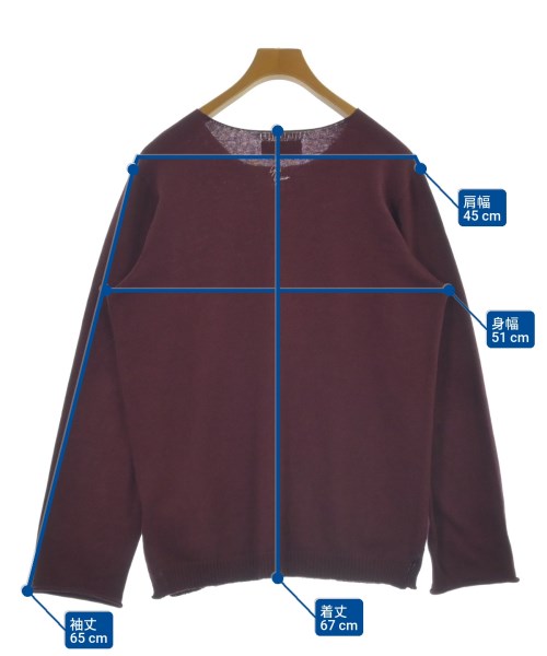 yohji yamamoto POUR HOMME（ヨウジヤマモトプールオム）ニット・セーター 赤 サイズ:3(M位) メンズ/2200653776019