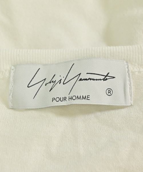 yohji yamamoto POUR HOMME（ヨウジヤマモトプールオム）Tシャツ・カットソー 白 サイズ:3(M位) メンズ/2200702481031