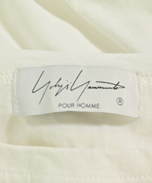 yohji yamamoto POUR HOMME（ヨウジヤマモトプールオム）Tシャツ・カットソー 白 サイズ:3(M位) メンズ/2200702481048