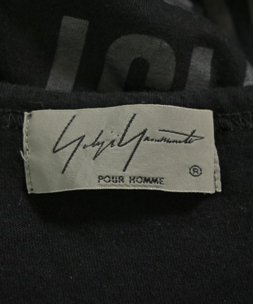 yohji yamamoto POUR HOMME（ヨウジヤマモトプールオム）Tシャツ・カットソー 黒 サイズ:3(M位) メンズ/2200702481055
